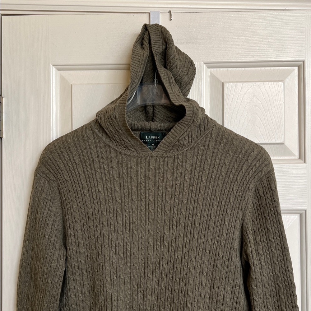 Lauren ( Ralph Lauren ) hooded sweater / tops
  ( 100 % Cotton )